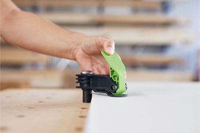 The clamp is secured to the MFT