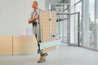 A multifunction table being carried